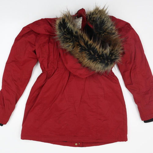 Matalan Womens Red   Jacket Coat Size 12