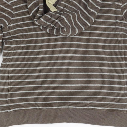 NEXT Womens Grey Striped  Pullover Jumper Size S