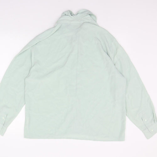 COMPLIMENTS Womens Green   Basic Button-Up Size 16