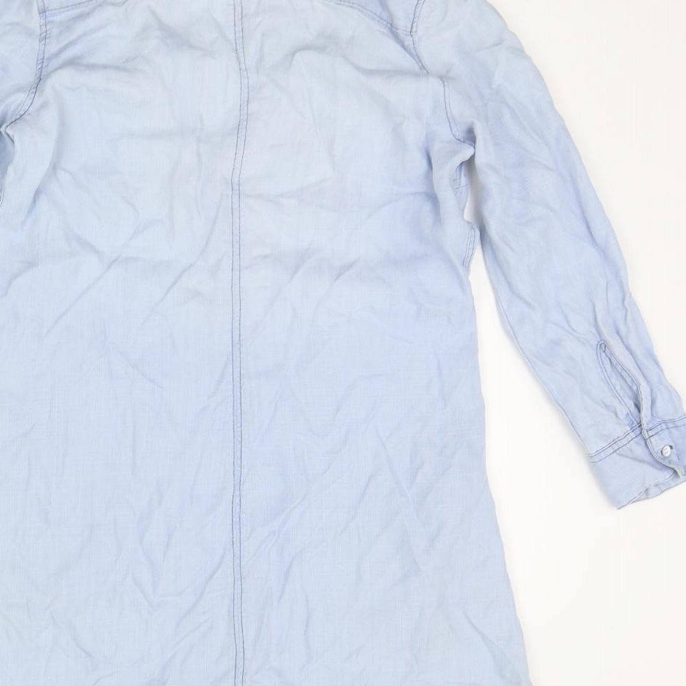 &DENIM Womens Blue   Shirt Dress  Size 6