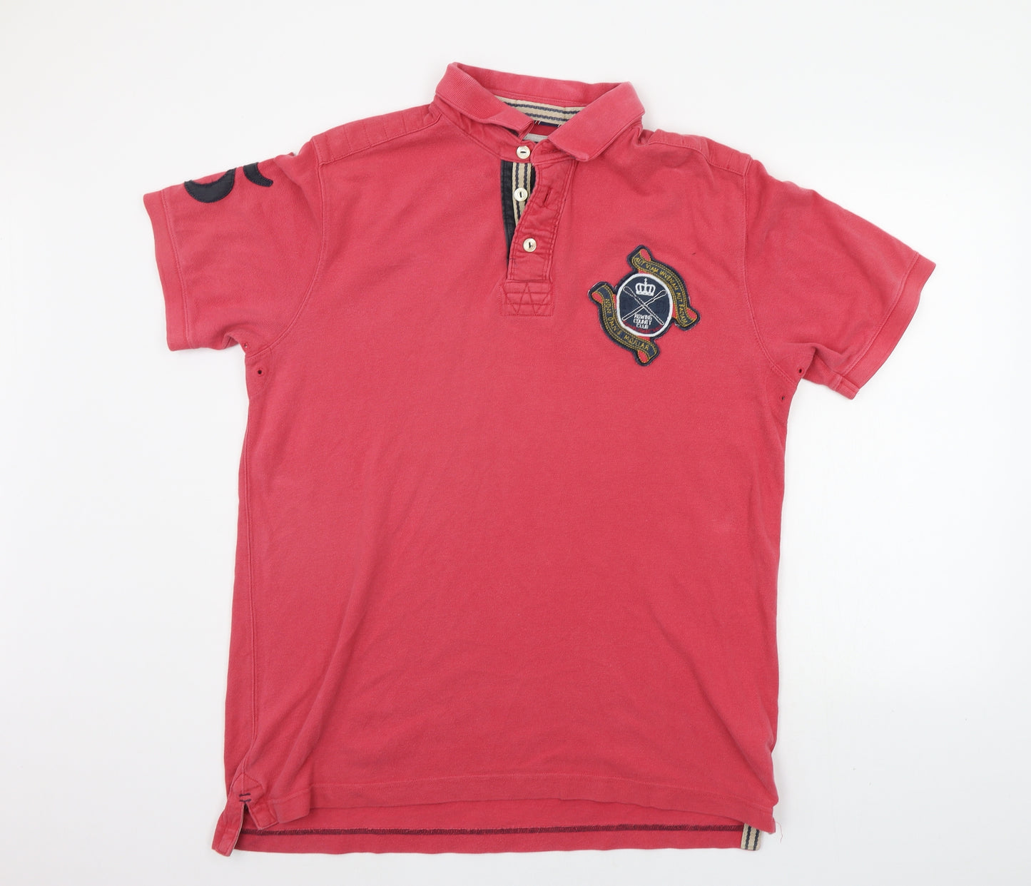 NEXT Mens Pink    Polo Size XL