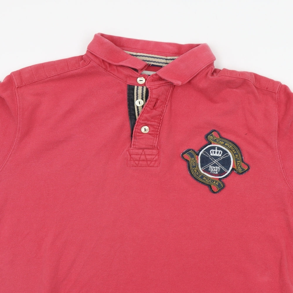 NEXT Mens Pink    Polo Size XL