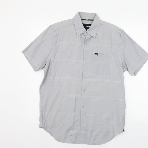 Hurley Mens Grey    Button-Up Size S