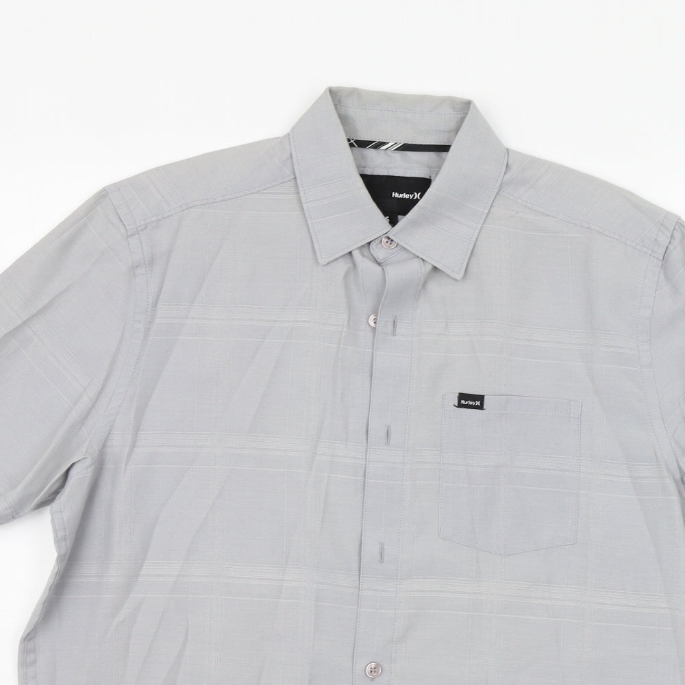 Hurley Mens Grey    Button-Up Size S