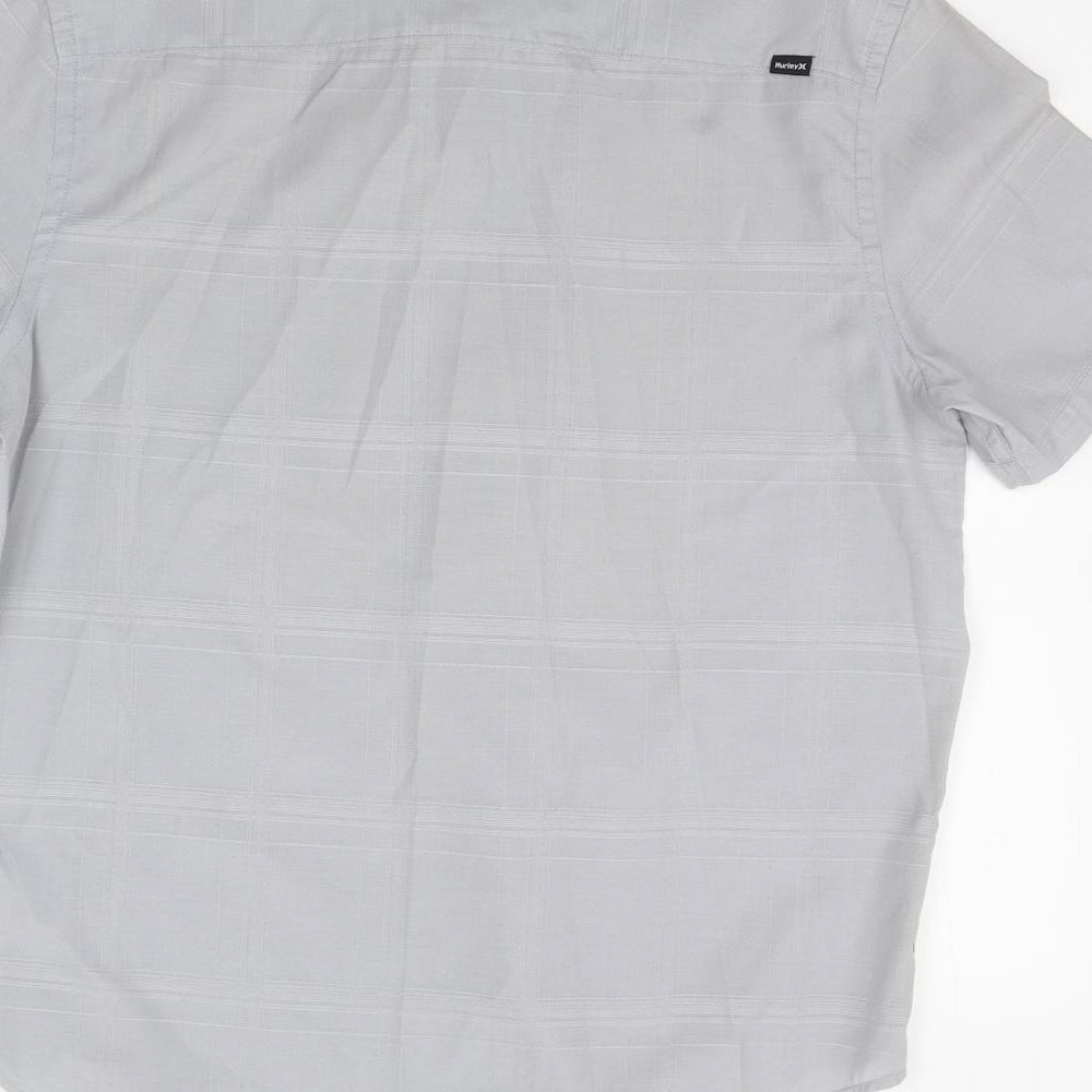 Hurley Mens Grey    Button-Up Size S