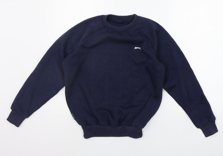 Slazenger Boys Blue Pullover Jumper Size 9-10 Years