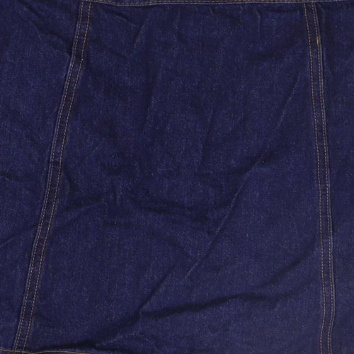 Cooperative Womens Blue   A-Line Skirt Size M