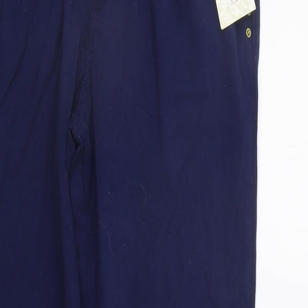 deniem co Womens Blue   Trousers  Size 12 L30 in