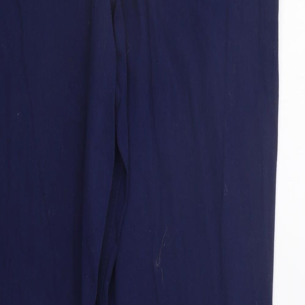 deniem co Womens Blue   Trousers  Size 12 L30 in