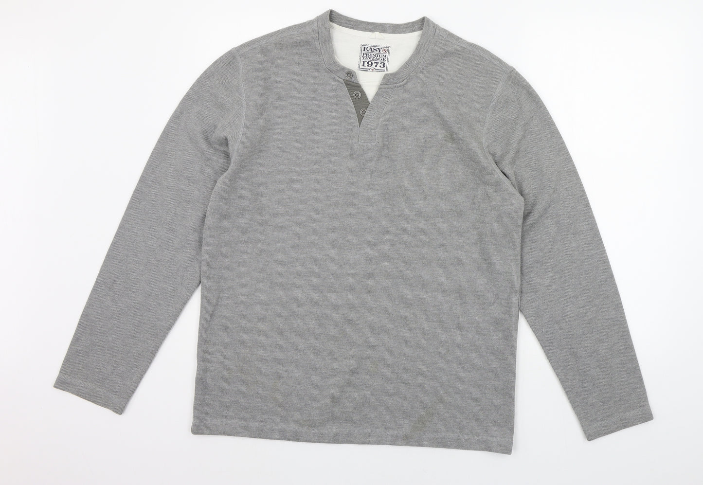 Easy Womens Grey   Pullover Jumper Size L