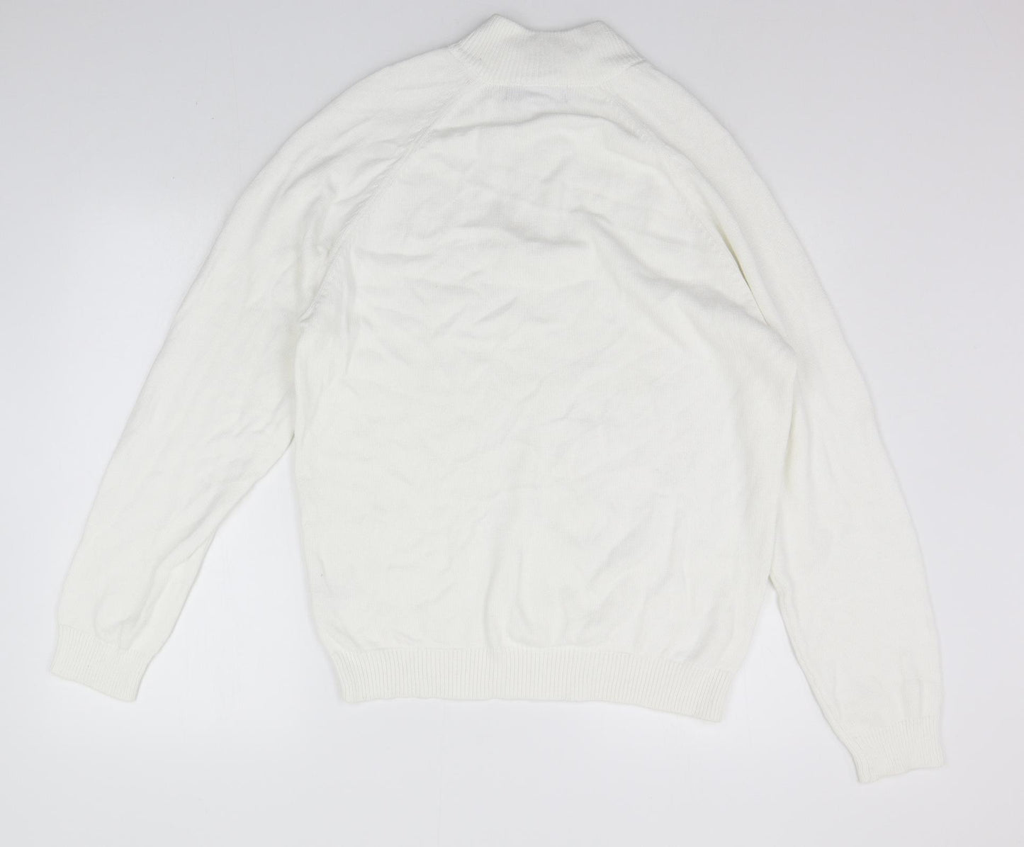 Primark Womens White   Pullover Jumper Size L