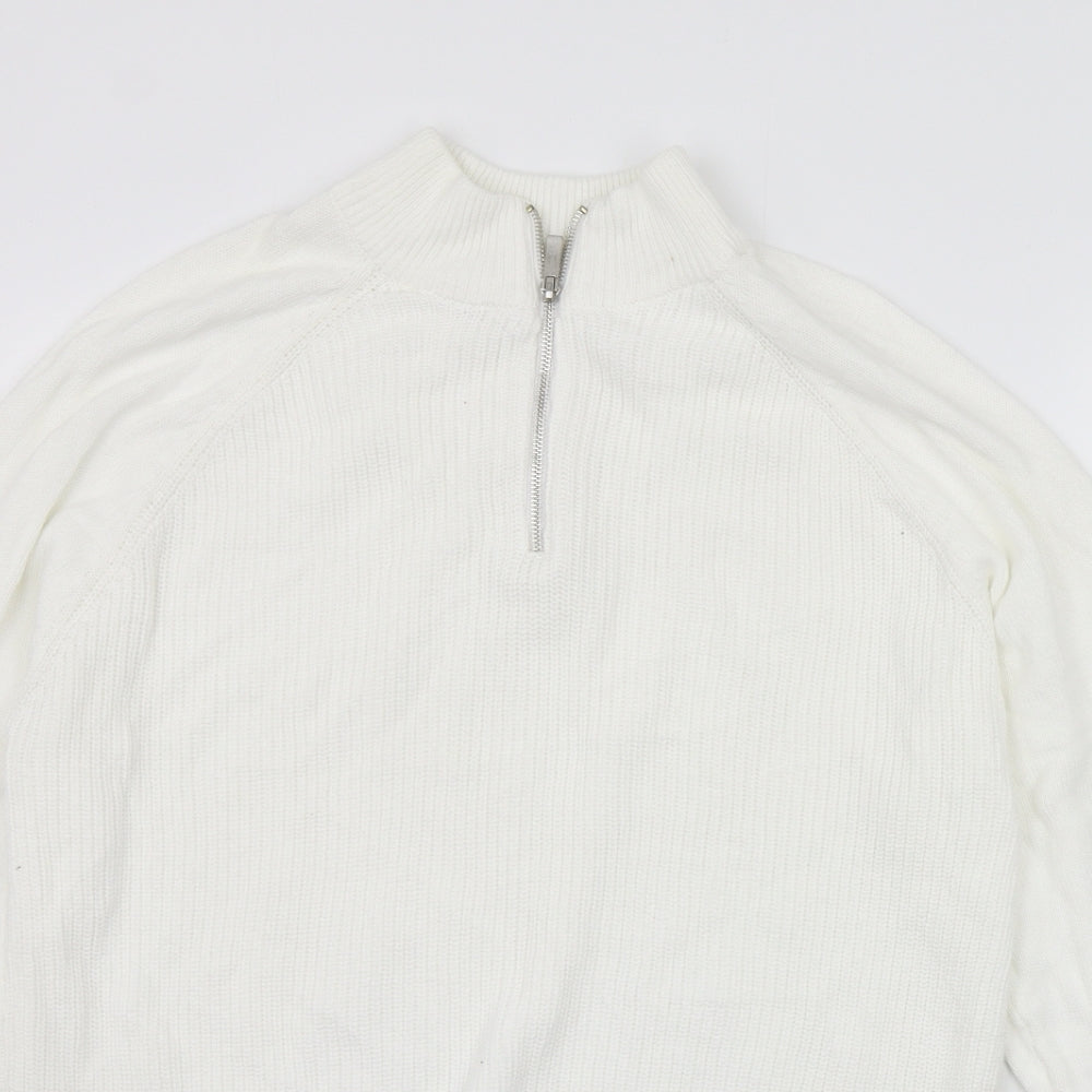 Primark Womens White   Pullover Jumper Size L