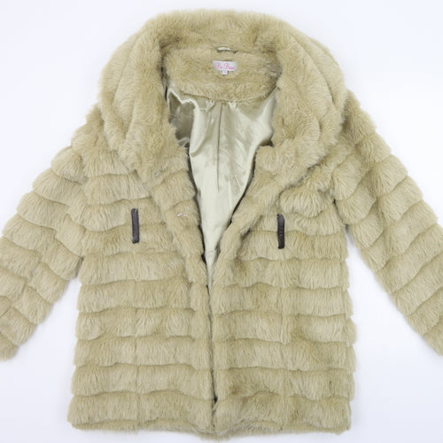 Be Beau  Womens Beige   Jacket Coat Size 12