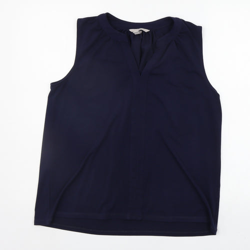 H&M Womens Blue   Basic Blouse Size M