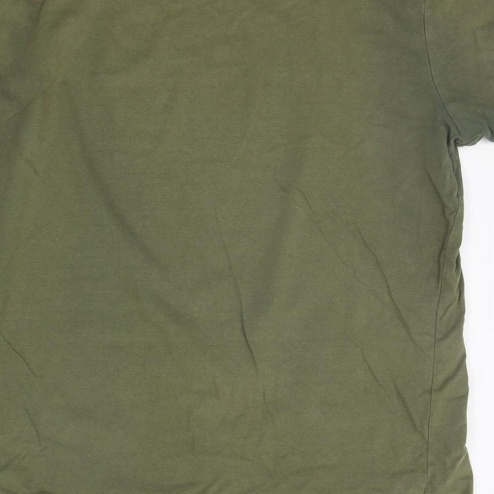 Ben Sherman Mens Gold    T-Shirt Size L