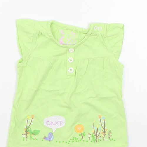 TU Baby Green   Basic T-Shirt Size 12-18 Months