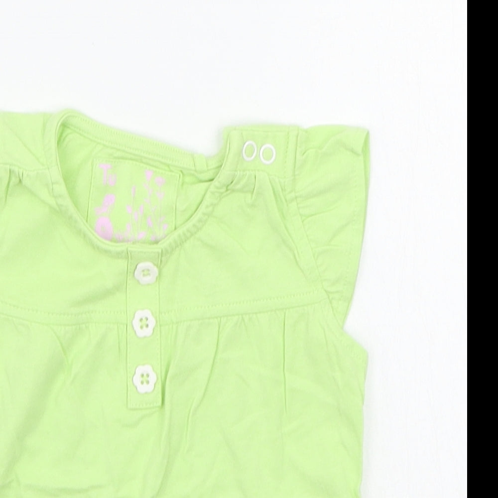 TU Baby Green   Basic T-Shirt Size 12-18 Months