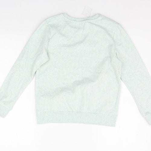 F&F Girls Green   Pullover Jumper Size 10-11 Years