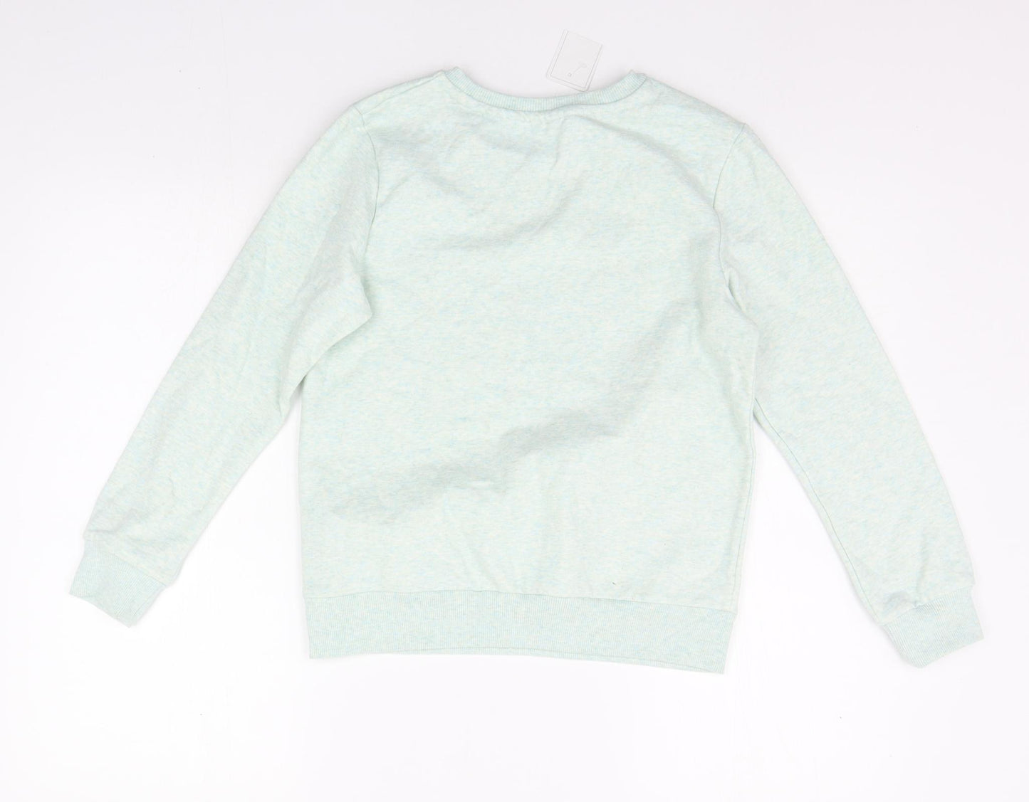 F&F Girls Green   Pullover Jumper Size 10-11 Years