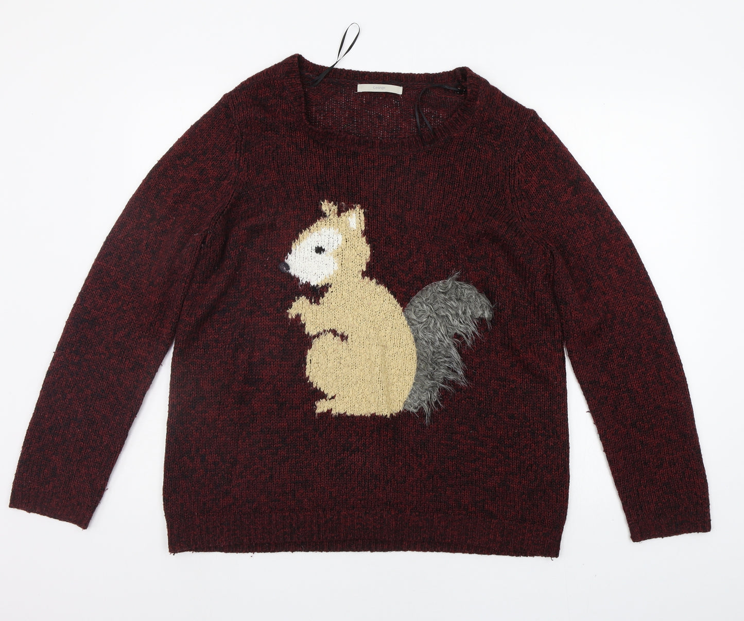 George Womens Purple   Pullover Jumper Size 18  - squirrel