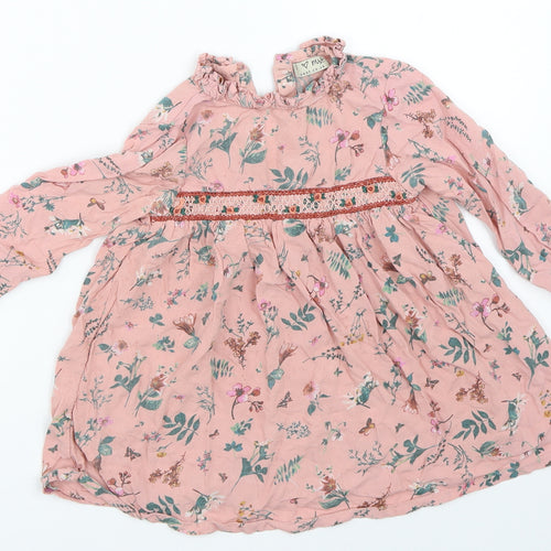 NEXT Girls Pink   Fit & Flare  Size 2-3 Years
