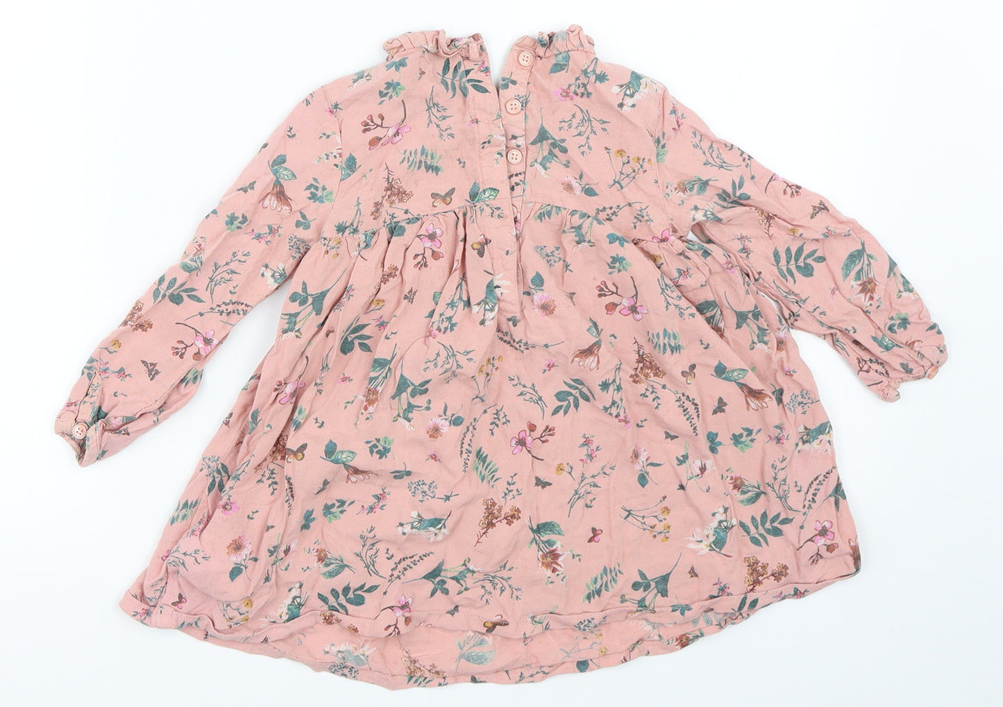 NEXT Girls Pink   Fit & Flare  Size 2-3 Years