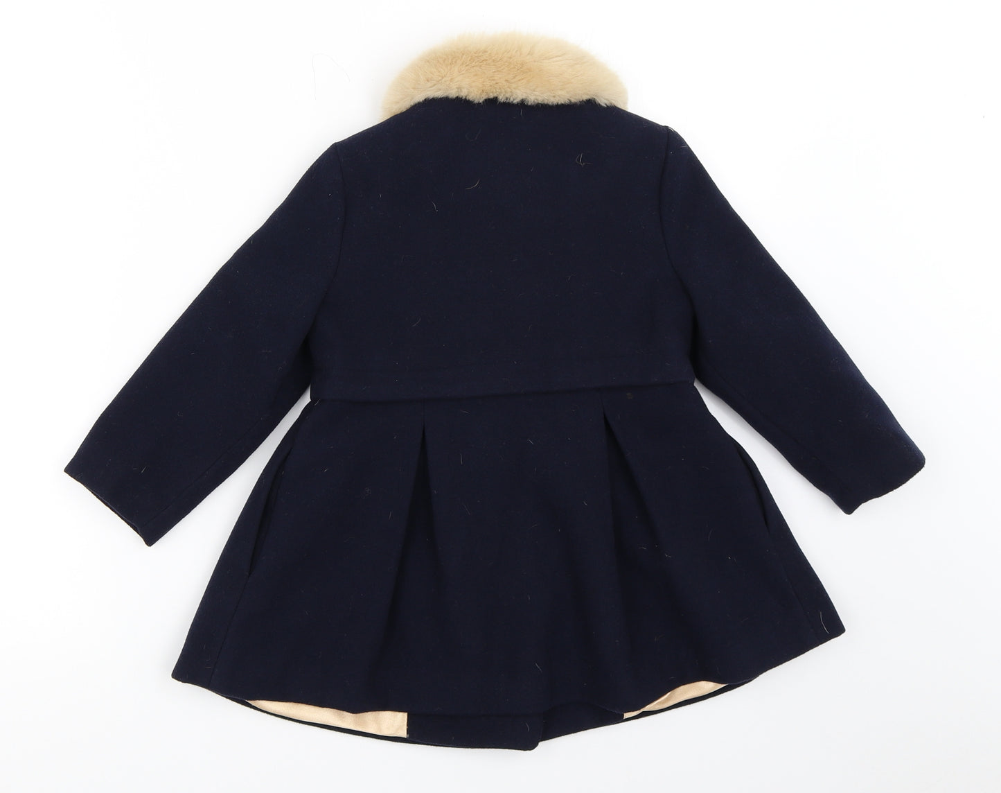 F&F Girls Blue   Overcoat Coat Size 2-3 Years