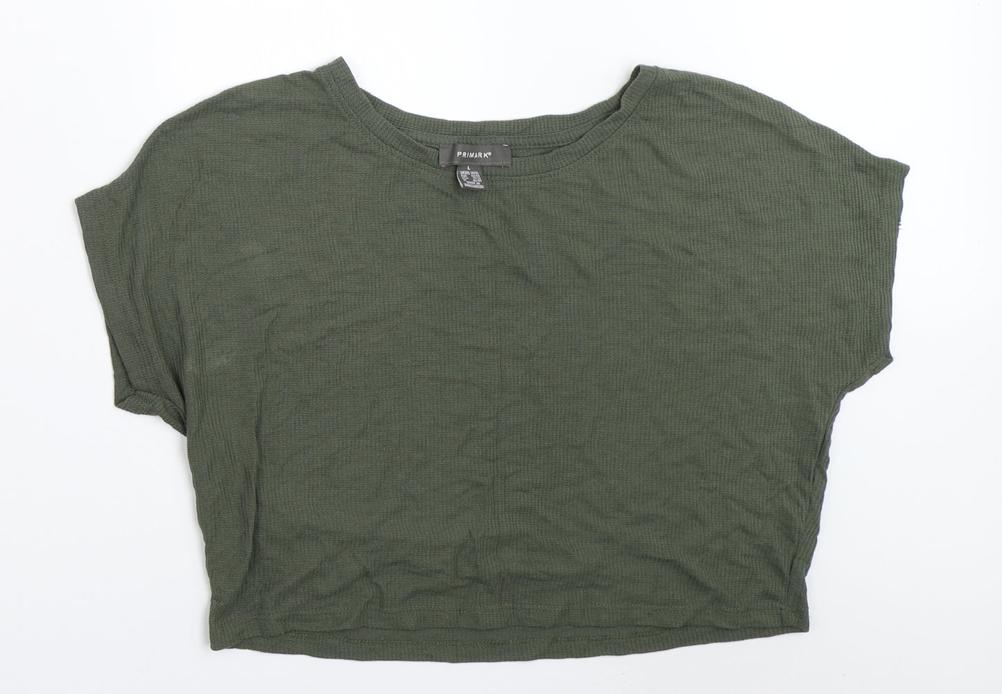 Primark Womens Green   Basic T-Shirt Size L
