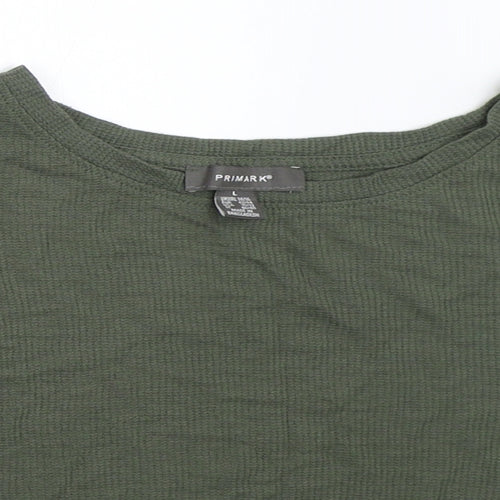 Primark Womens Green   Basic T-Shirt Size L