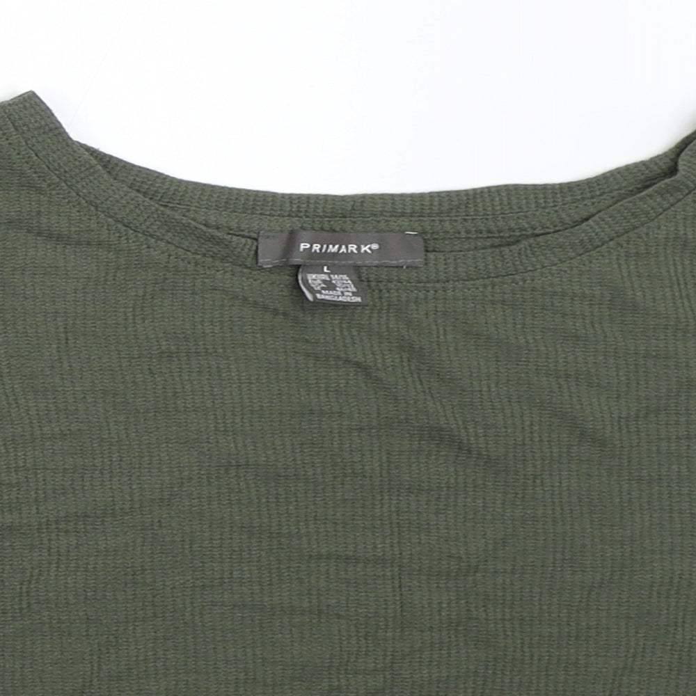 Primark Womens Green   Basic T-Shirt Size L