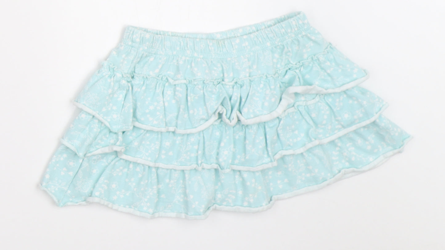 George Girls Blue   Skater Skirt Size 3-4 Years