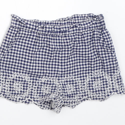 F&F Girls Blue   Cropped Trousers Size 12-18 Months