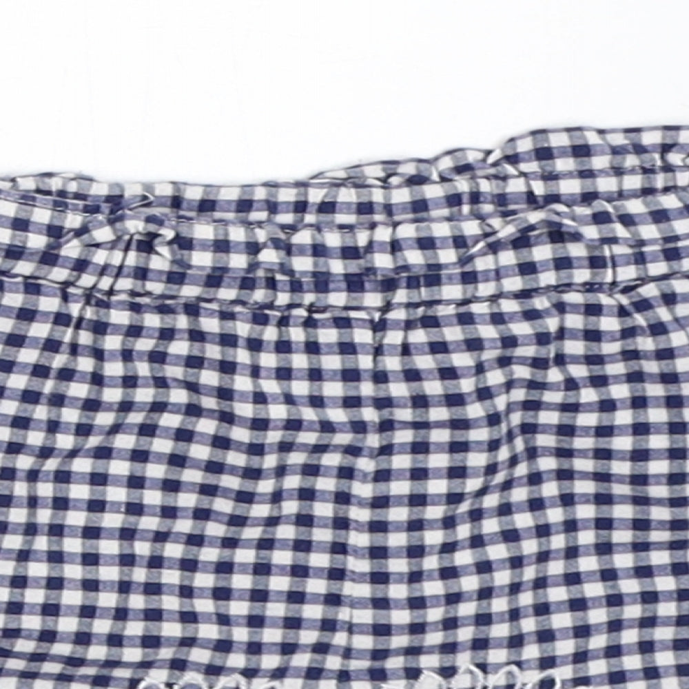 F&F Girls Blue   Cropped Trousers Size 12-18 Months