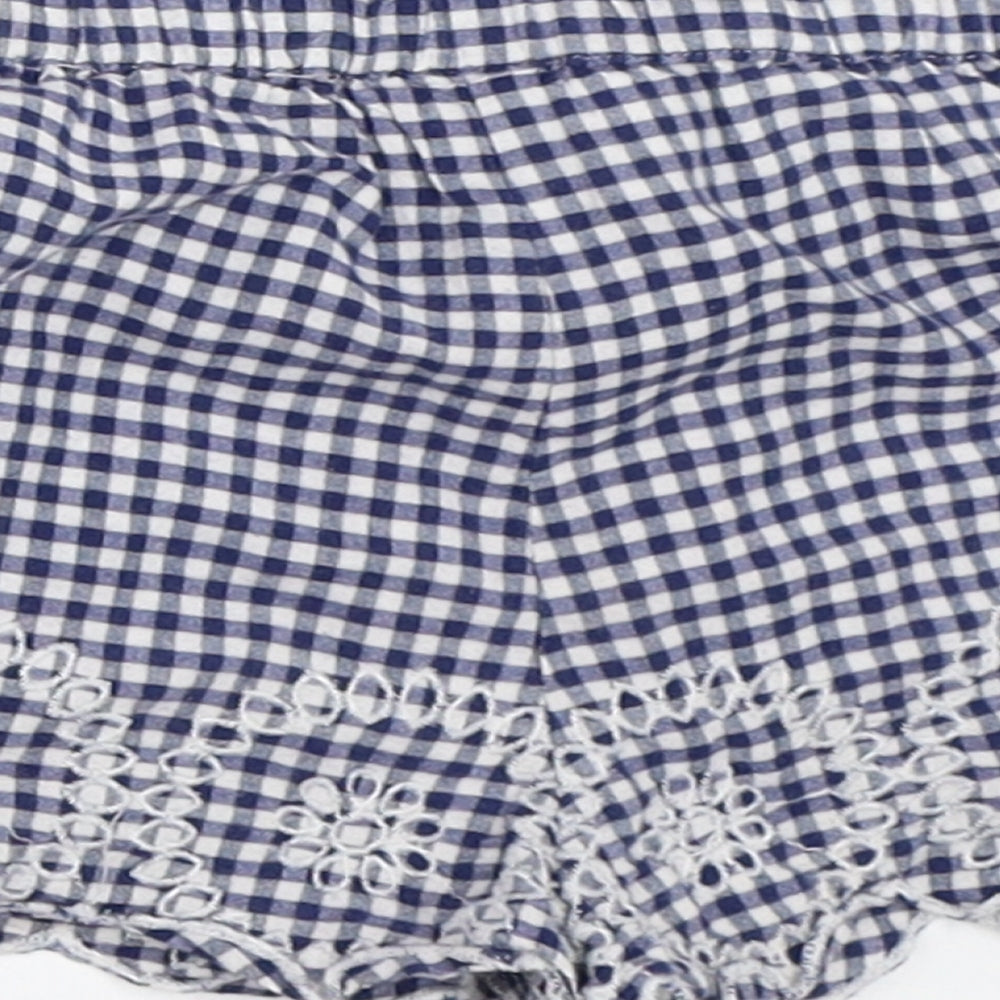 F&F Girls Blue   Cropped Trousers Size 12-18 Months