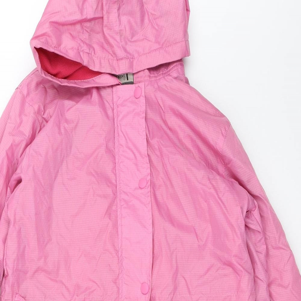 NEXT Girls Pink   Rain Coat Coat Size 11-12 Years