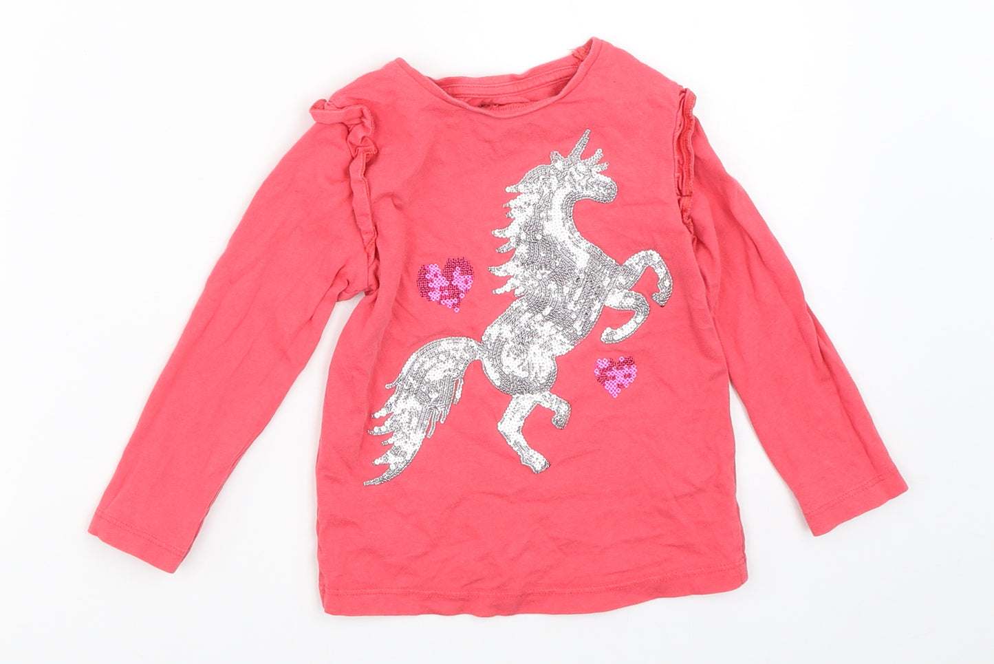 F&F Girls Pink   Basic T-Shirt Size 18-24 Months