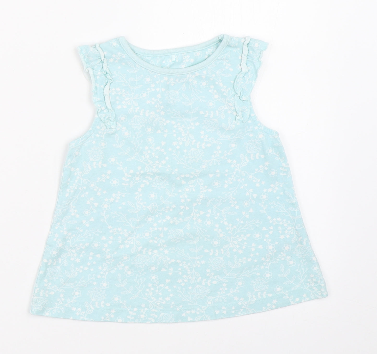 George Girls Blue   Basic Tank Size 3-4 Years