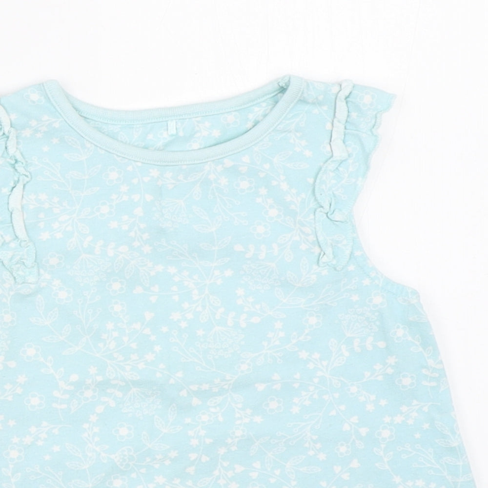 George Girls Blue   Basic Tank Size 3-4 Years