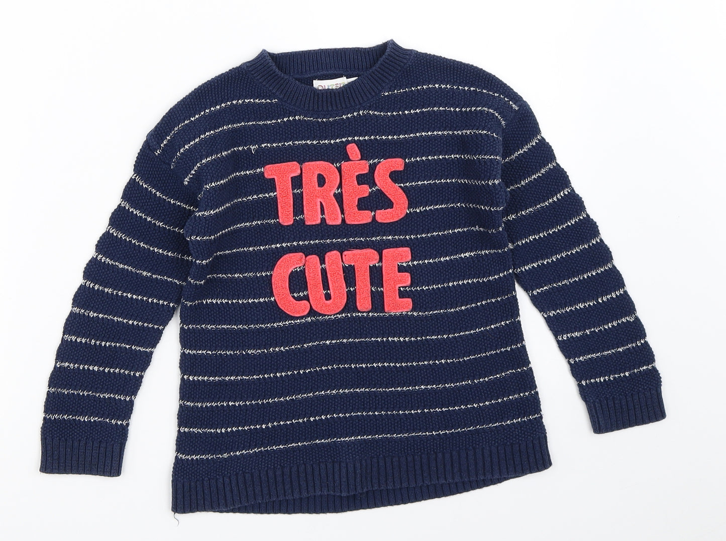 Outfit Kids Girls Blue   Pullover Jumper Size 3-4 Years