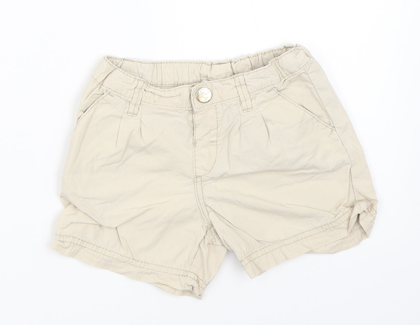 H&M Girls Beige   Chino Shorts Size 3-4 Years