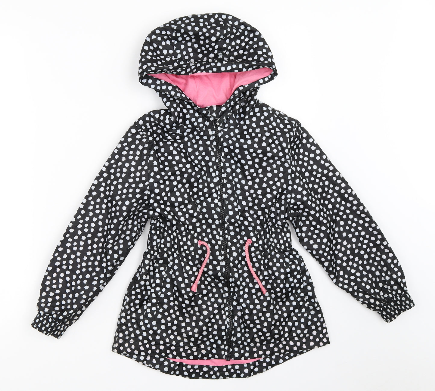 George Girls Black   Rain Coat Coat Size 5-6 Years