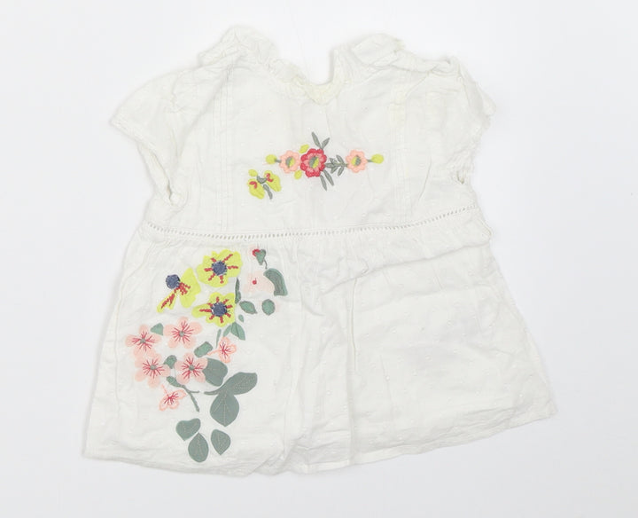 NEXT Girls White Fit & Flare Size 3-6 Months