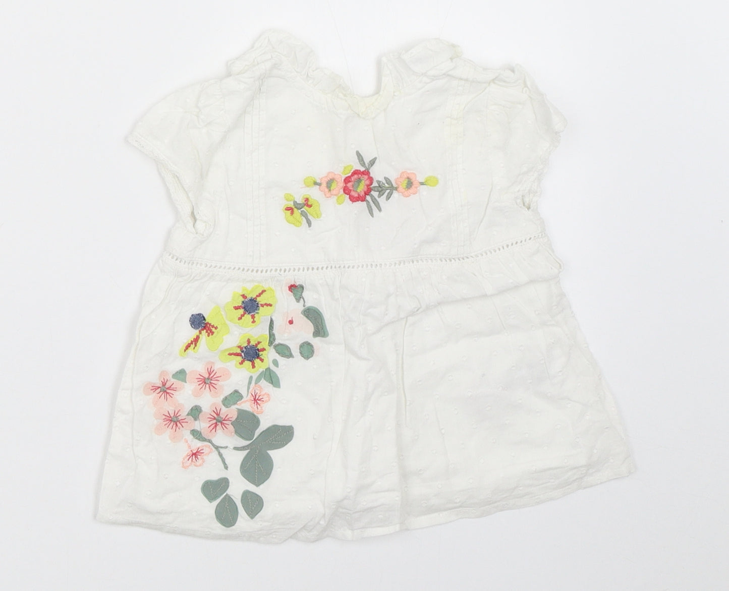 NEXT Girls White   Fit & Flare  Size 3-6 Months