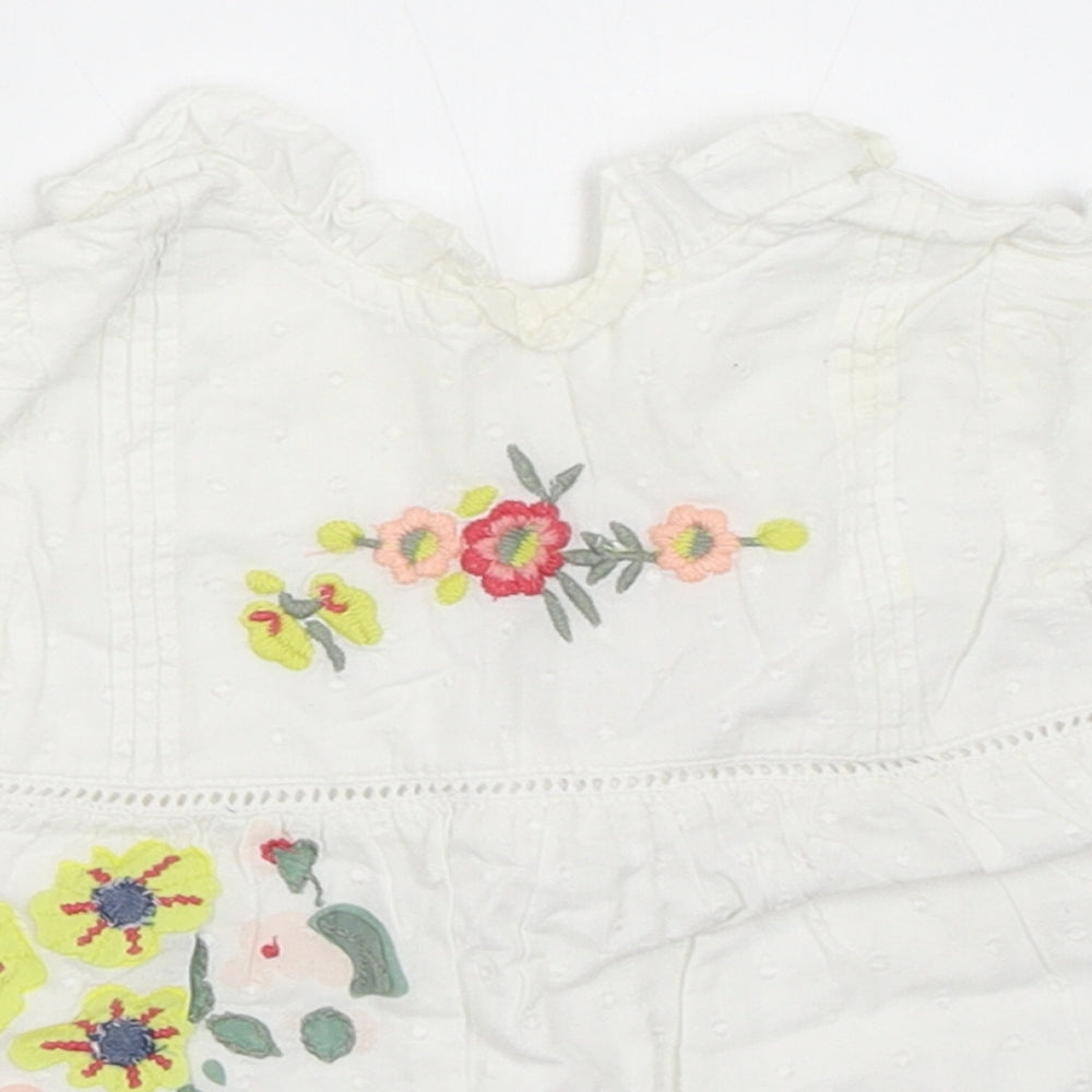NEXT Girls White   Fit & Flare  Size 3-6 Months