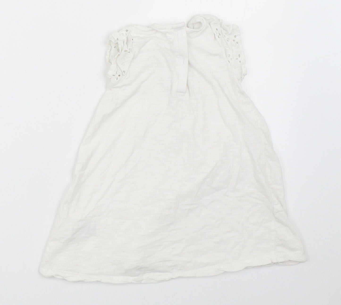 NEXT Girls White   Shift  Size 18-24 Months