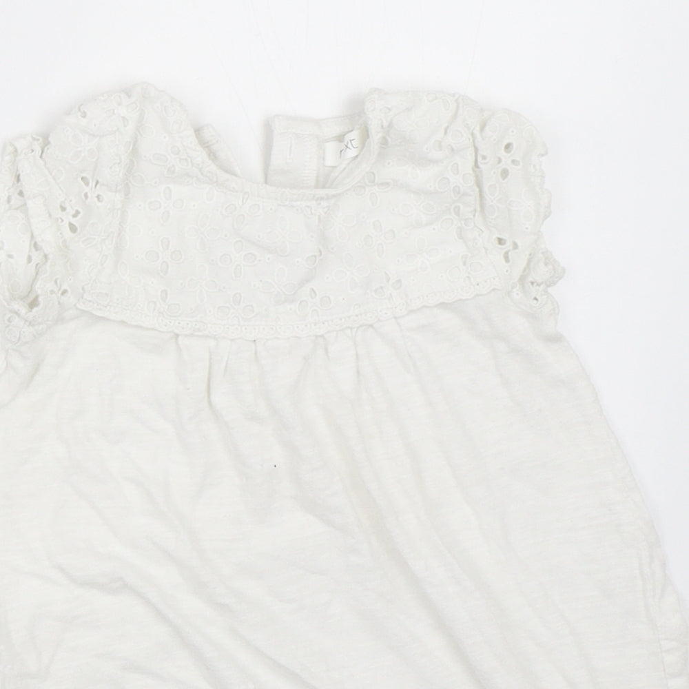 NEXT Girls White   Shift  Size 18-24 Months