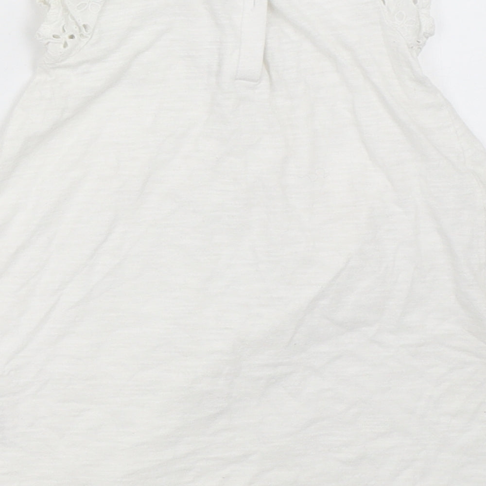 NEXT Girls White   Shift  Size 18-24 Months