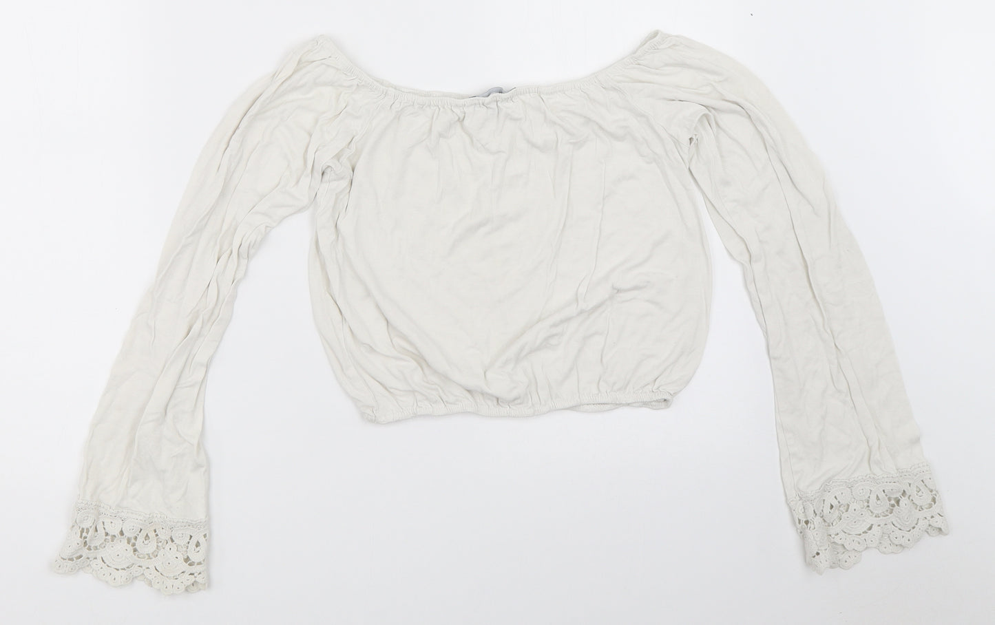 New Look Womens White   Basic T-Shirt Size 6