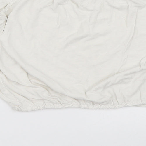 New Look Womens White   Basic T-Shirt Size 6