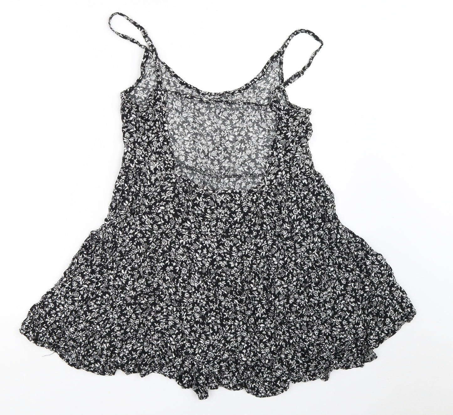Brandy Melville Womens Black Floral  Mini  One Size